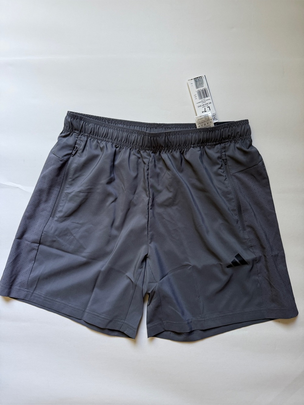 adidas Men’s 7" Workout Essentials Base Woven Shorts - Grey 5 KD2949